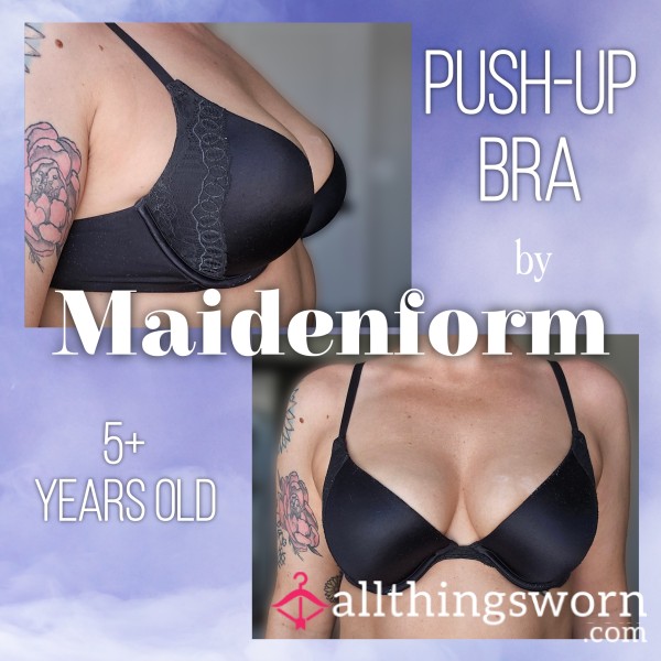 Black Maidenform Push-up Bra