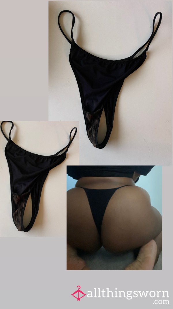 Black Marinated Thongs