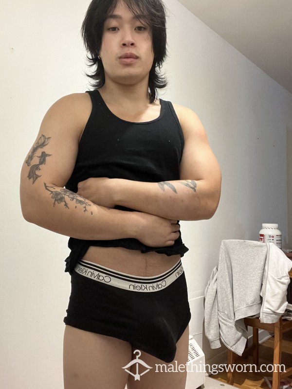 Black Mens Calvin Klein Worn Underwear