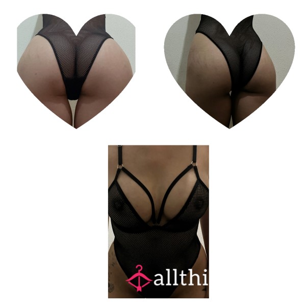 Black Mesh Bodysuit