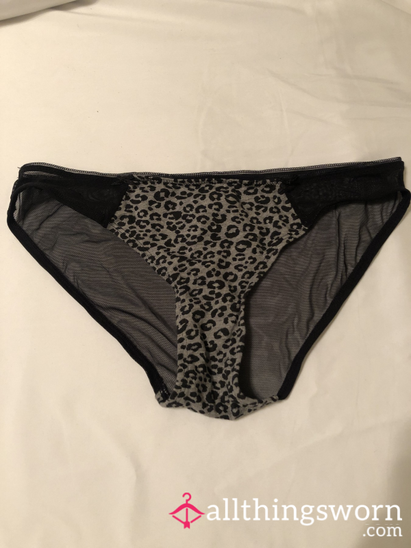 Black Mesh Full Back Panty