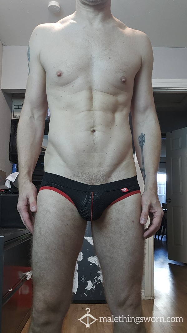 Black Mesh Jock