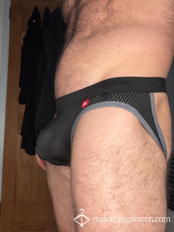 Black Mesh Jock