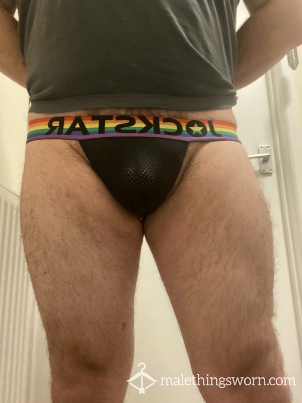 Black Mesh Jockstrap