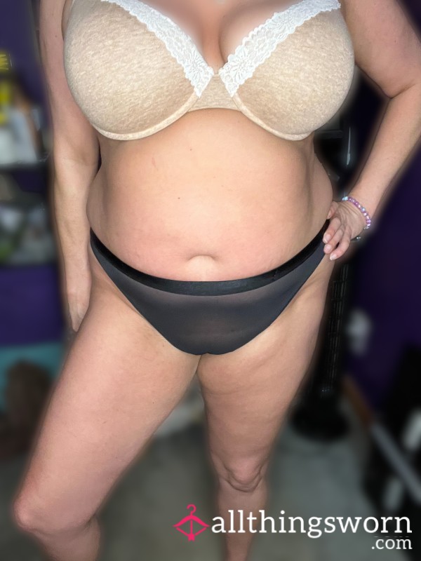 Black Mesh Panty