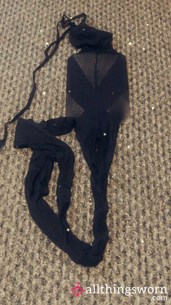 Black Meshed, Nylon All In One
