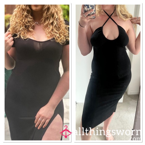 Black Midi Dress Experience, Well Worn Dresses
