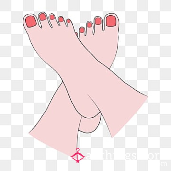 Black Nail Polish Feet Arch 😚