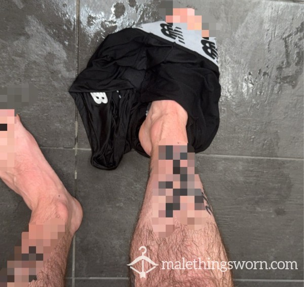 Black New Balance Trunks.
