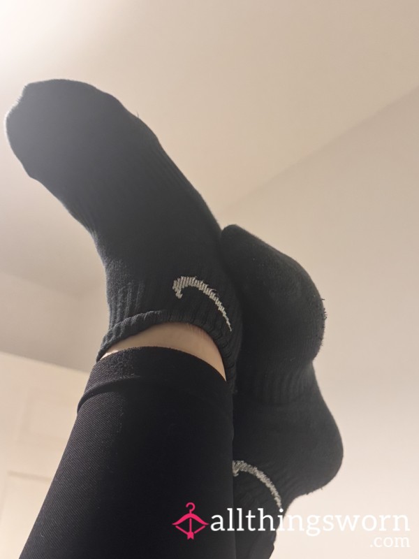 Black Nike Ankle Socks