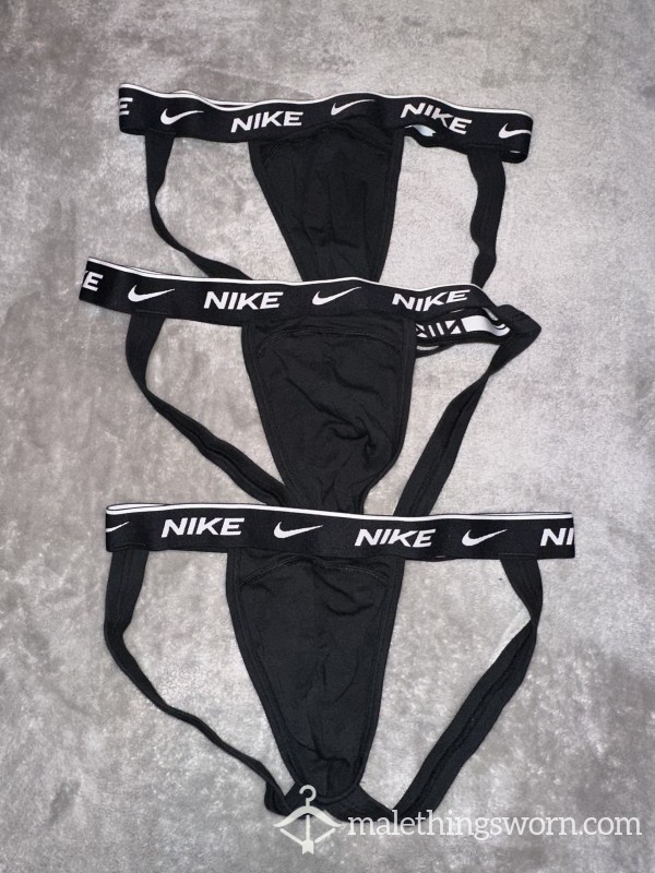 BLACK NIKE JOCK STRAPS