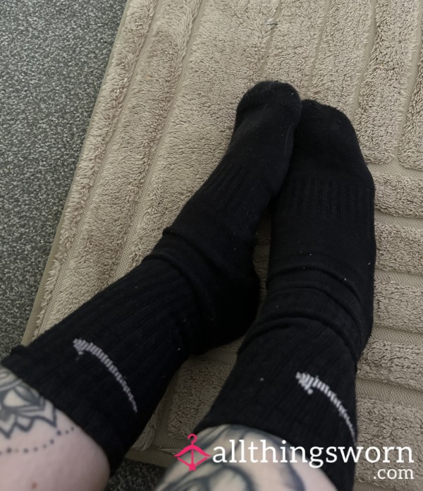 Black Nike Socks ~ 1 Day Wear 🧦