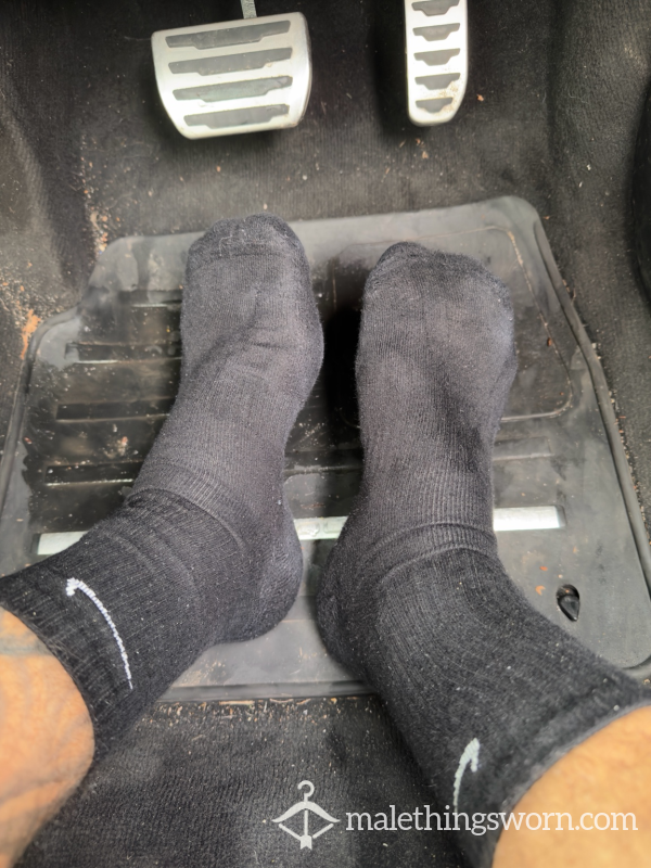 Black Nike Work Socks