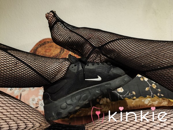 Black Nike's Worn Often W No Socks