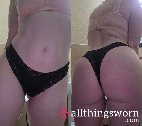 Black Nylon And Lace