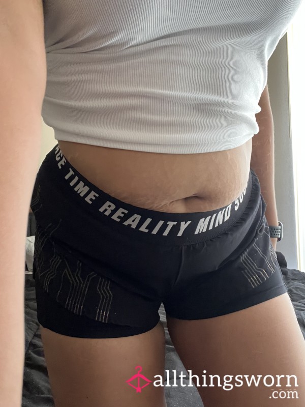 Black Nylon Nike Shorts L