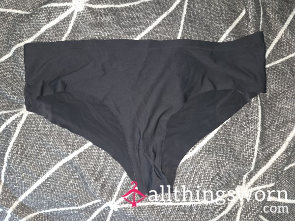 Black Nylon Panties