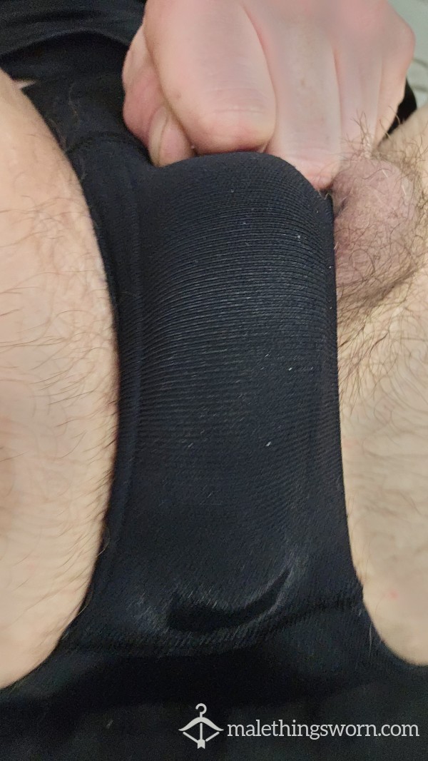 Black Nylon Panties