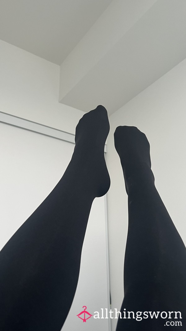 Black Nylon Pantyhose 🦵