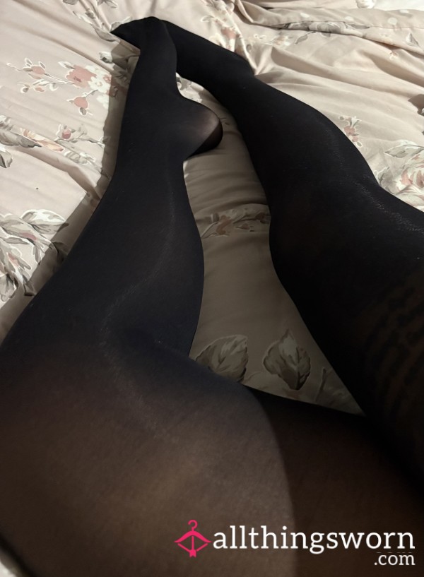 Black Nylon Pantyhose