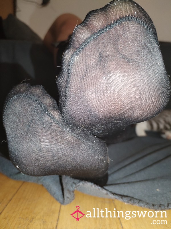 Black Nylon Socks