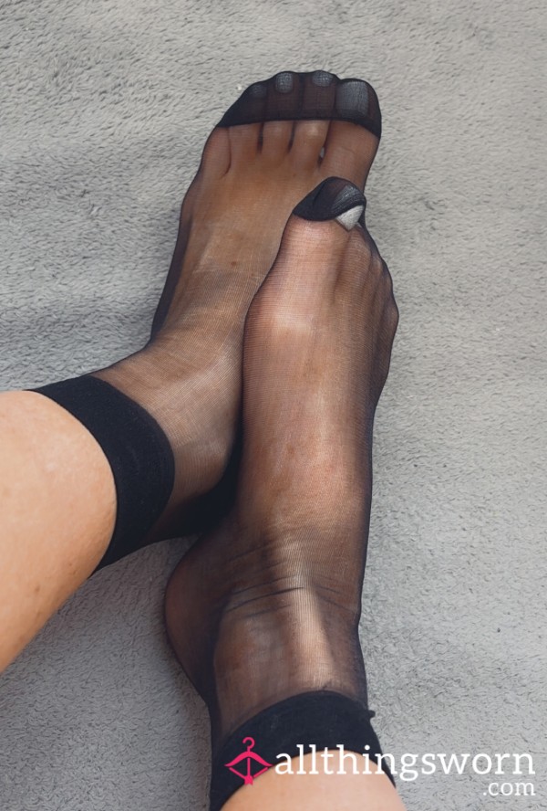 Black Nylon Socks