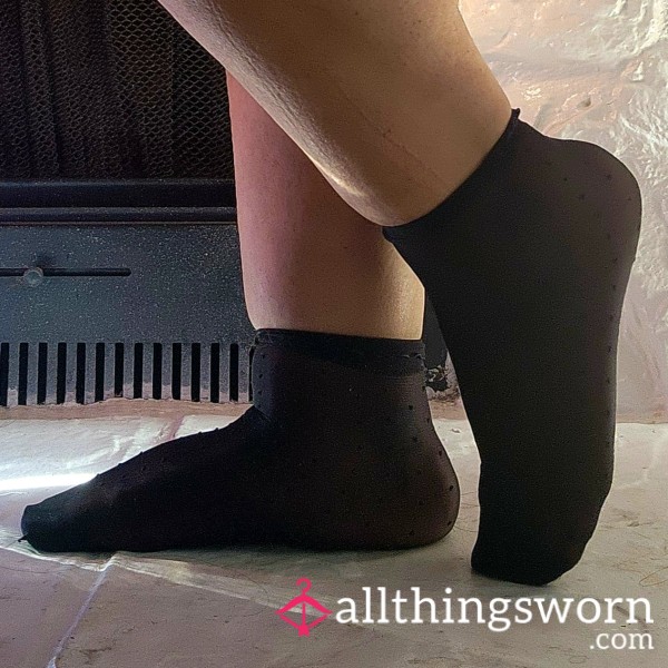 Black Nylon Socks