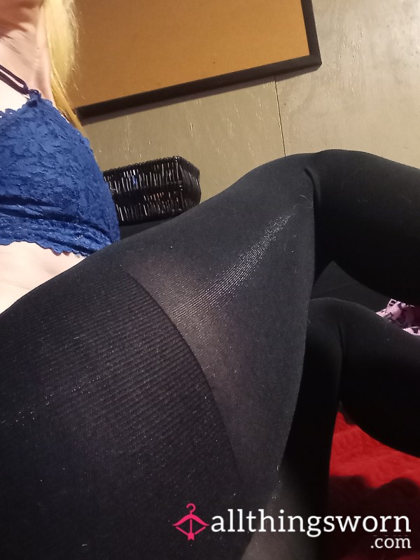 Black Opaque Pantyhose
