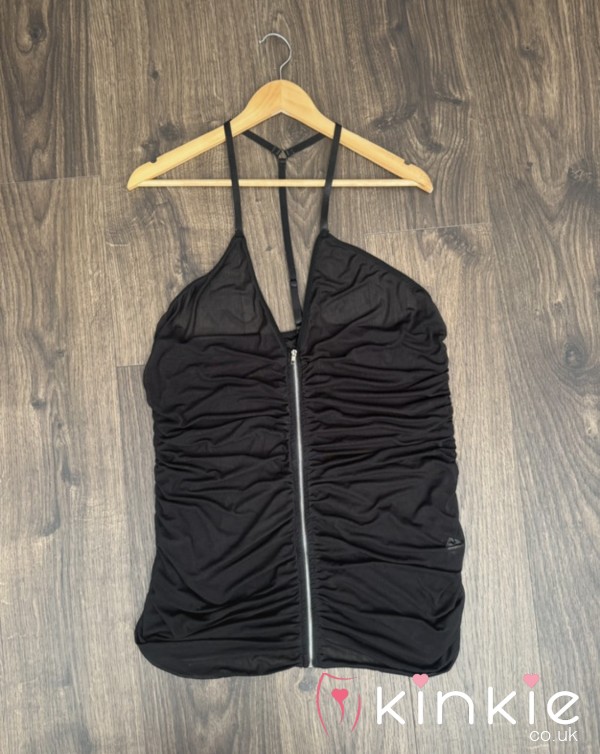 BLACK OPEQUE Sl*tTY DRESS😈WEAR MY F**kED LBD