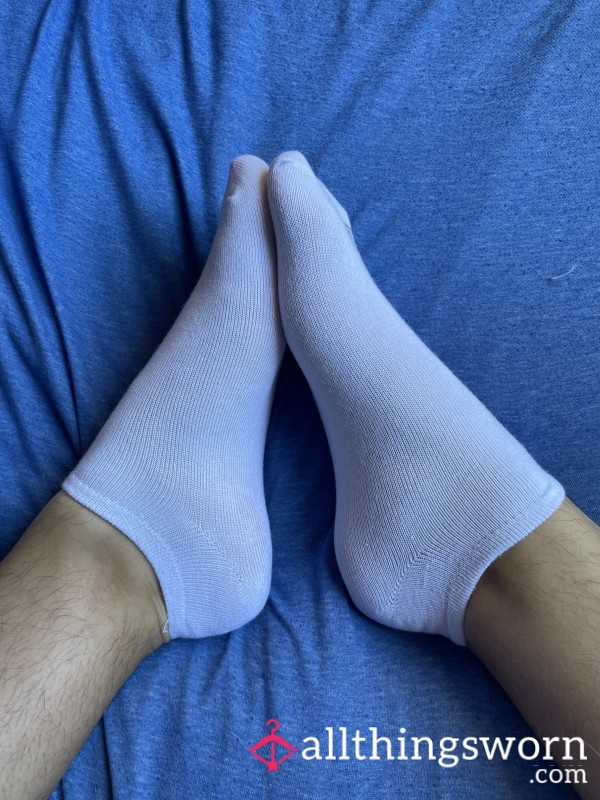 Black Or White K Bell Ankle Socks Worn By Size 13 Princess