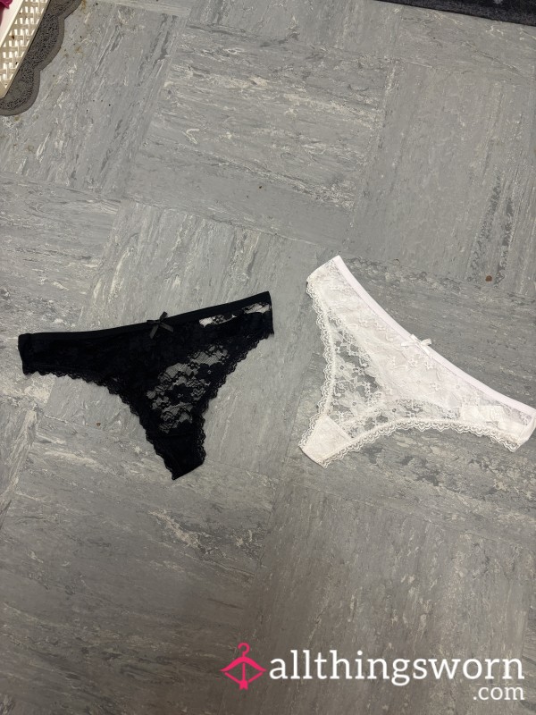 Black Or White Thong