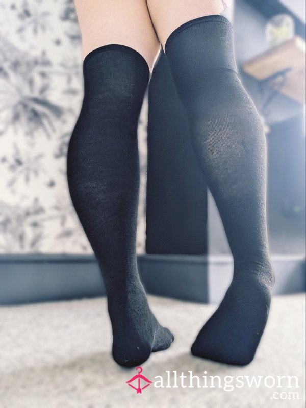 Black Over Knee Socks| The Right Level Of Cute| S**y| &| Dirty