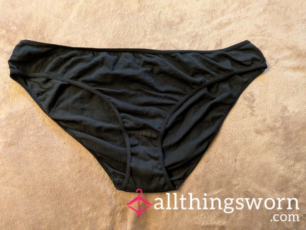 Black Panties - 24 Hour Wear Included In Price