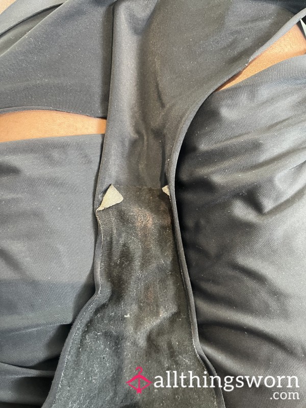 Black Silk Panties