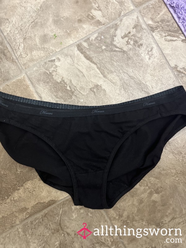 Black Panties Size M