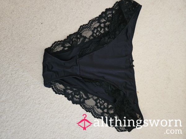 Black Panties! Well Used!