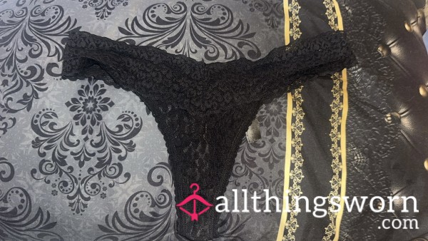 Black Panties Well Worn 😉