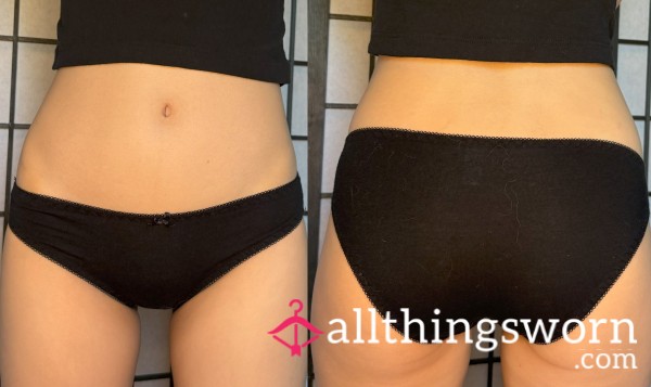 Black Panties With Bow