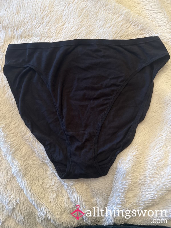 Black Panties Worn 3 Days