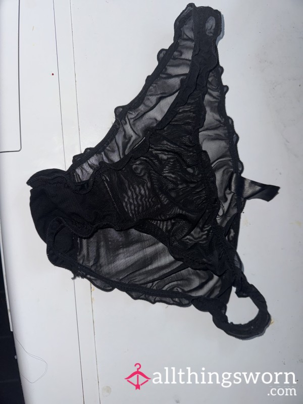 Black Panties Worn For 2 Days