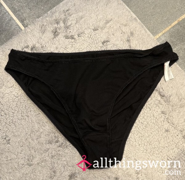 Black Panties - Worn For 48hours