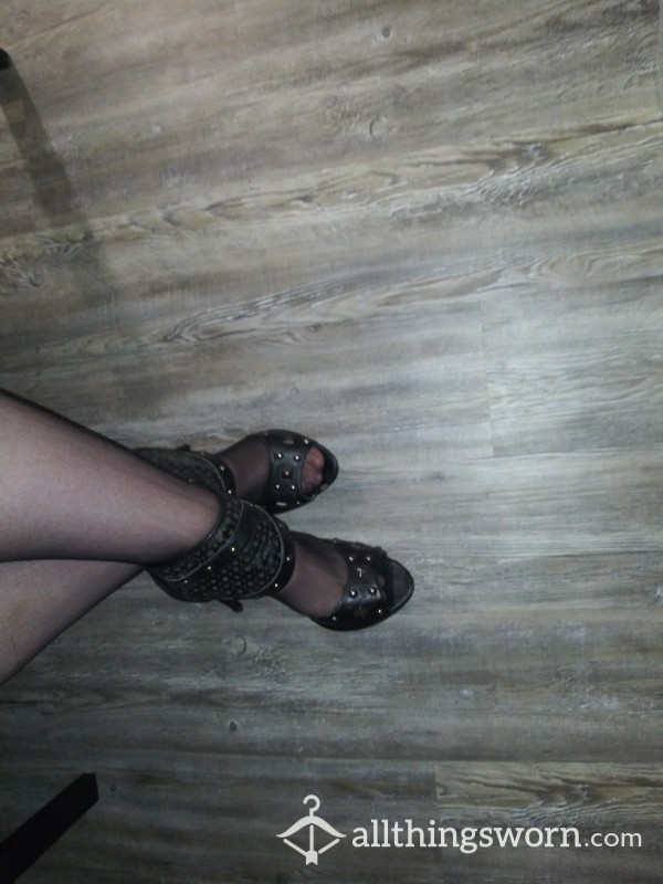 Black Panty Hose Worn All Day