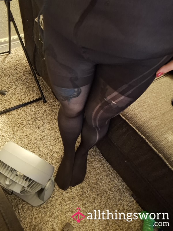 Black PantyHose-Very Worn