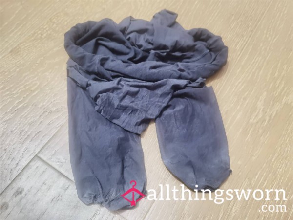 Black Pantyhose Worn Under Yoga Pants During Workouts.