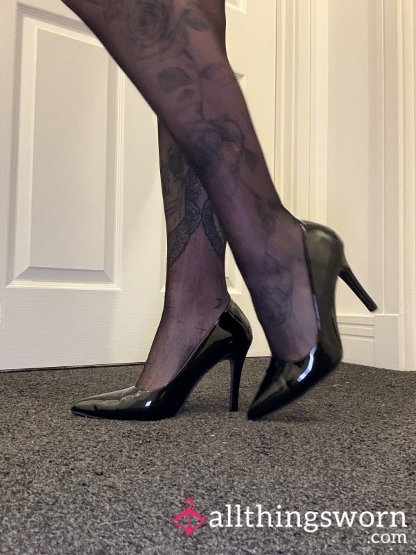 Black Patent Stilettos 👠 🖤