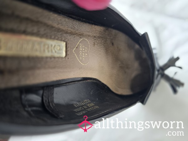 Black ,patent With Ta**le Front