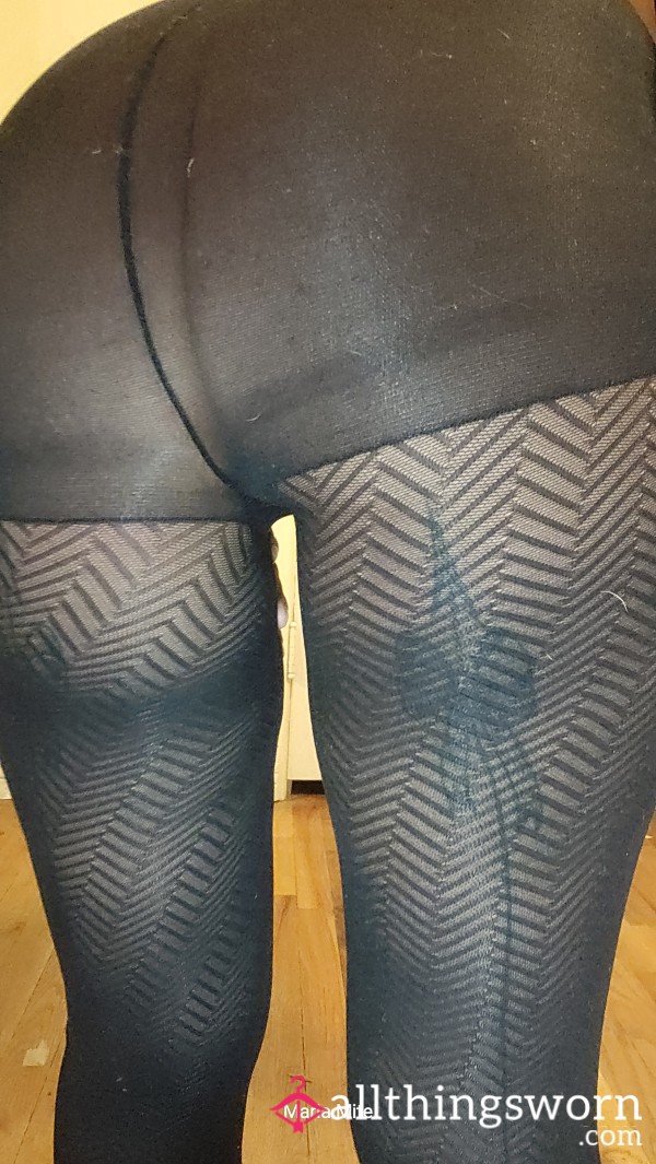 Black Pattern Leggings