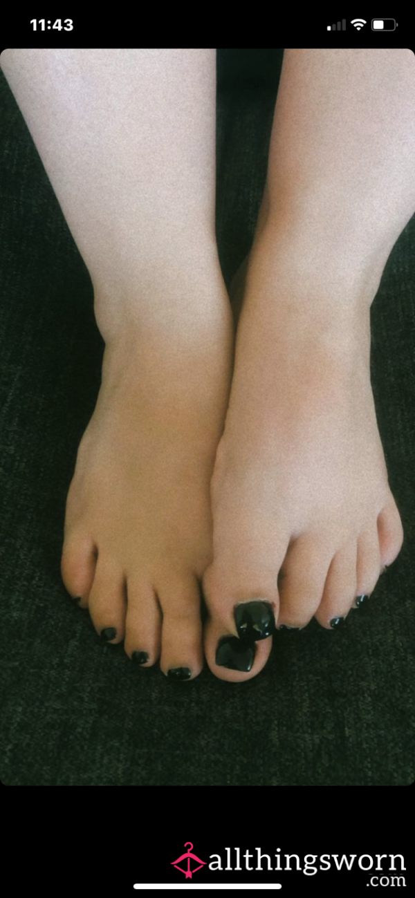 Black Pedicure 🖤💅🏼