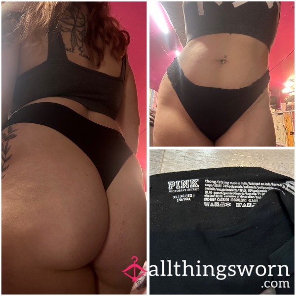 Black PINK Brand Thong