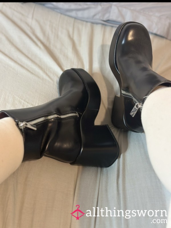 Black Platform Boots